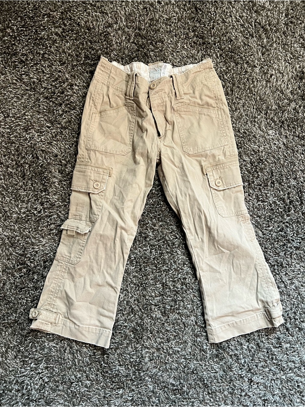 Womens Capri Cargo Pants - Vintage